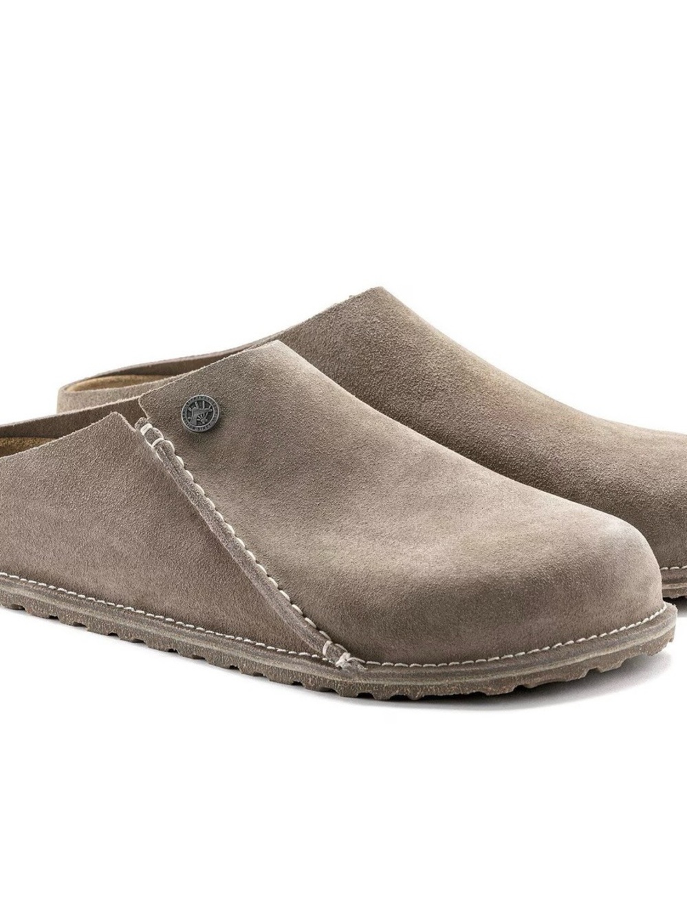 Birkenstock Zermatt Premium tan suede clogs NWT